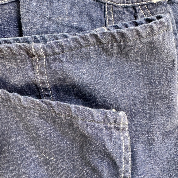 Vintage Carter's Watch The Wear Overalls Adjustable‎ Blue Denim Altered READ - Picture 10 of 16